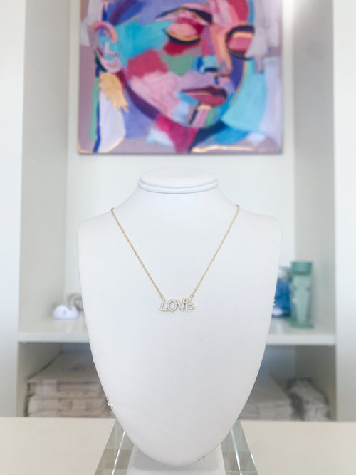 Gold Plated Love Necklace