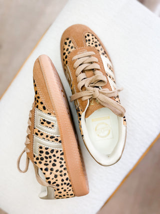 Leopard Gold Cloud Sneaker