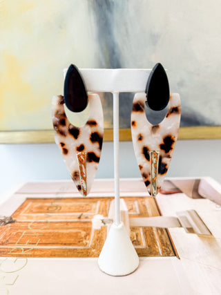 Stated Tortoise Earring