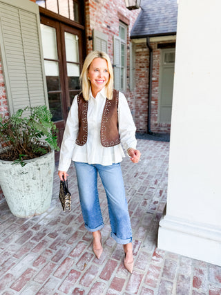 Rodeo Queen Studded Vest