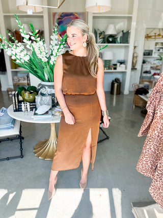 Mocha Midi Dress