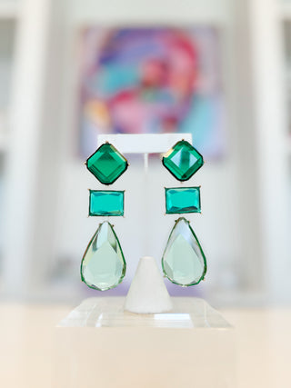 Green Goddess Earrings