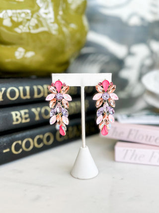 Jeweled Drop Earring