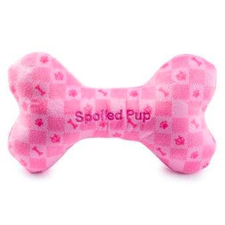 Pink Checker Chewy Dog Toy