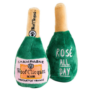 Champagne Bottle Dog Toy