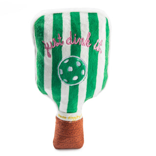 Green Stripe Pickleball Dog Toy