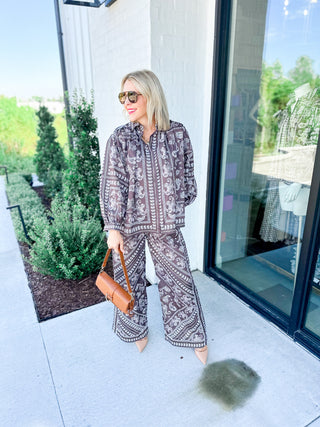 Paisley Voluminous Top