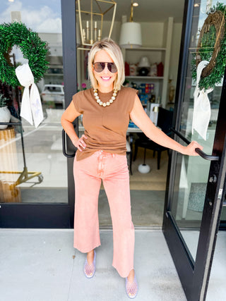 Coral Rose Penny Crop