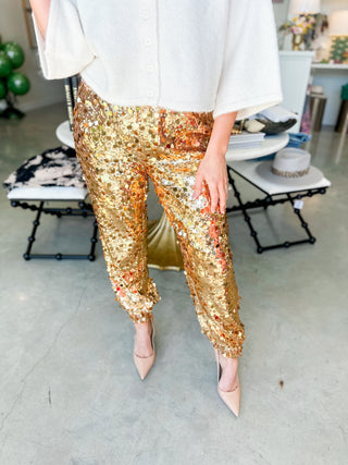 Addison Sequin Jogger