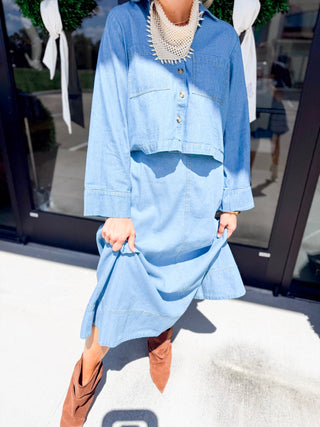 Denim Asbury Skirt