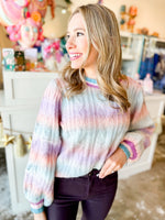 Multi Yarn Cable Sweater