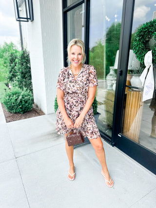 The Lorena Tiered Mini Dress