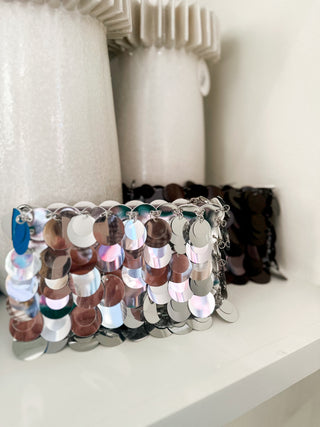 Gillie Sequin Crossbody Bag