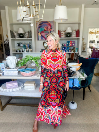 Fall on Fifth Maxi Dress