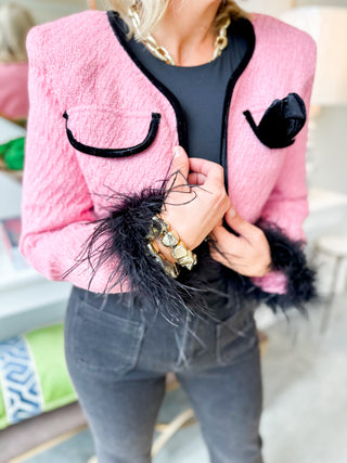 Flirty Feathers Jacket