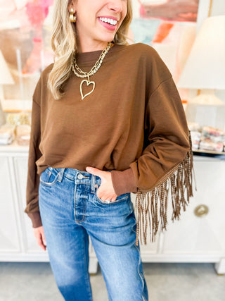 Frisky Fringe Top