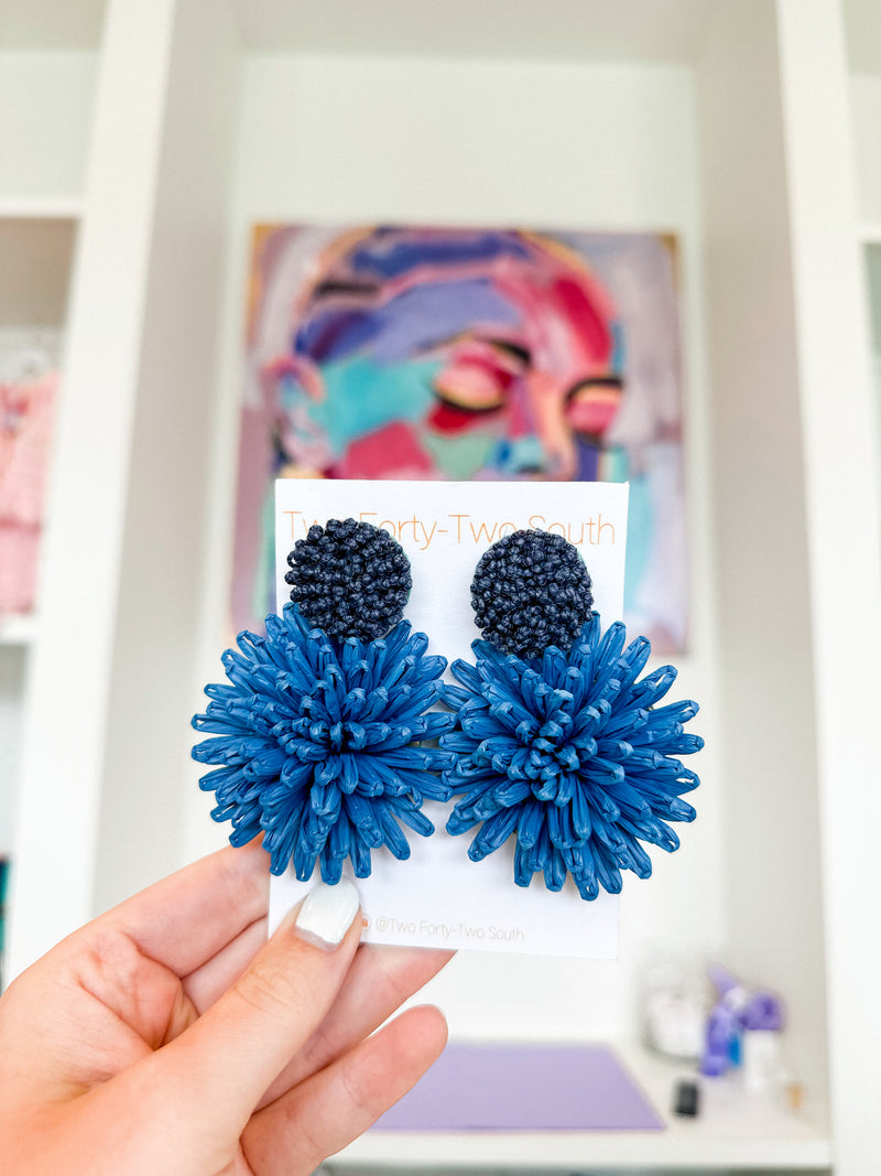 Big Double Floral Earring