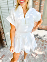 White Scuba Sydney Skirt
