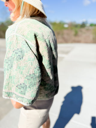 Short Sleeve Crop Jacket