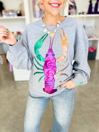 Mardi Gras Crawfish Sweatshirt