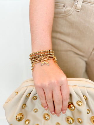 Golden Bows Bracelet Stack