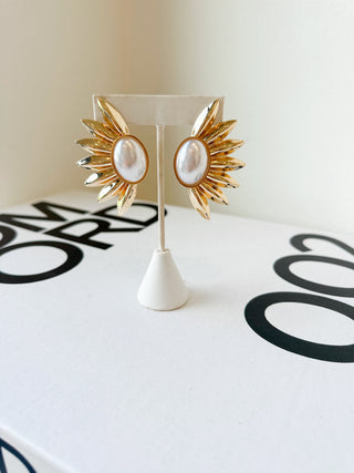 Starburst Gold Earrings