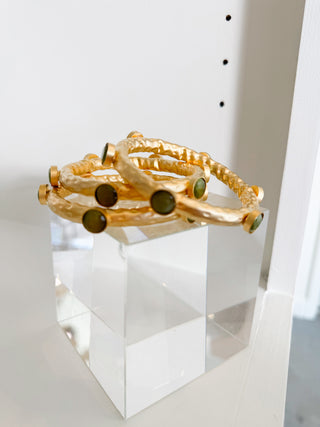 The Fierce Hammered Bangle