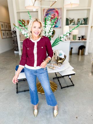 Refined Royalty Cardigan