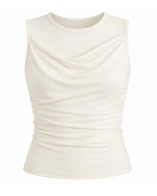 Roman Cream Knit Top