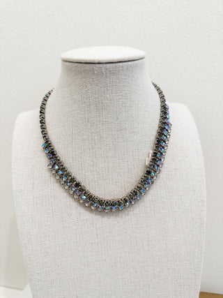 Della Crystal Necklace and Earring Set