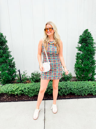 Teal Bazaar Sage Dress
