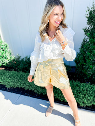 Golden Girl Leather Short