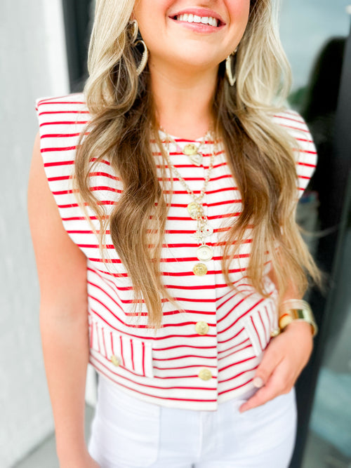 Chic & Stripes Top