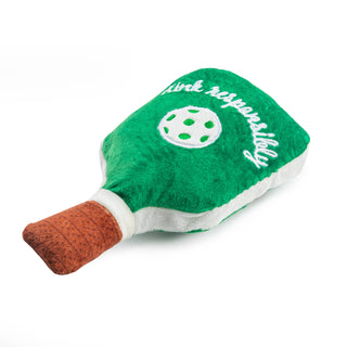 Green Stripe Pickleball Dog Toy