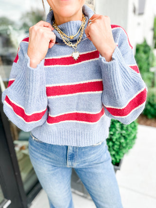 Regal Stripe Sweater
