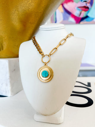 Desert Glow Turquoise Necklace