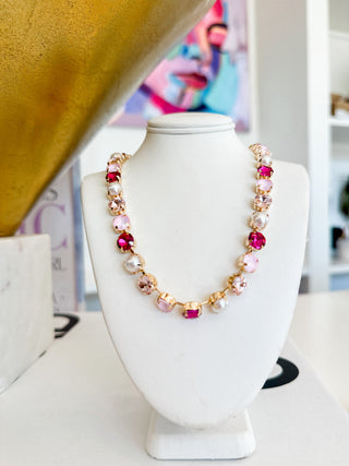 Pink Sparkle Necklace