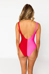 Maley Hot Pink/Red One Piece