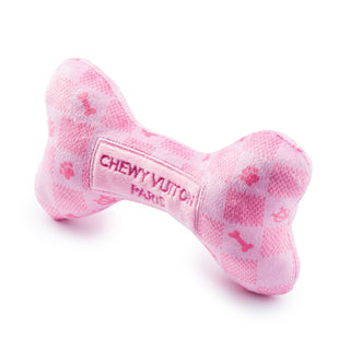 Pink Checker Chewy Dog Toy