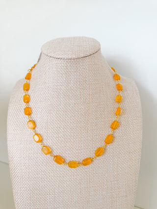 Cateye Rosary Necklace
