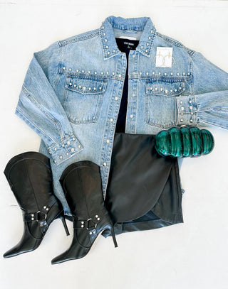 Mandy Oversized Denim Shirt