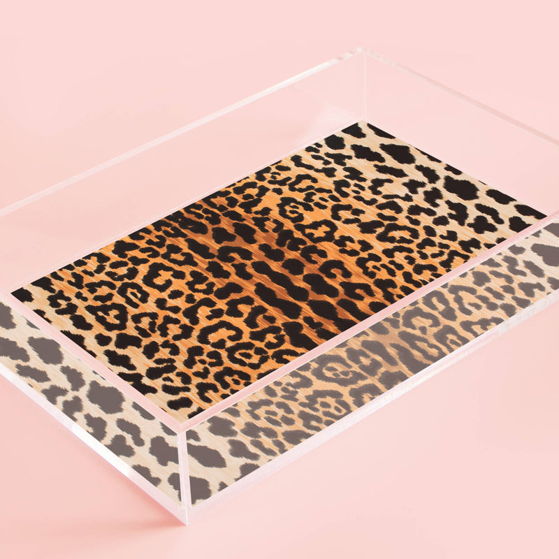 Leopard Print Small Tray