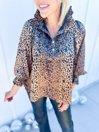 Lady Leopard Charlotte Top