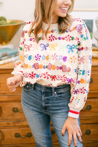 Candy Garland Sweatshirt