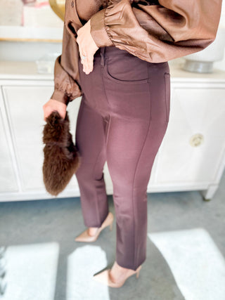 Mocha Saskia Pant