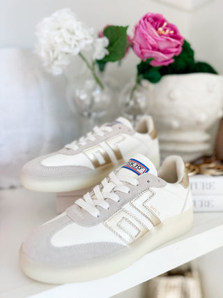 Boston Metallic Gold Sneaker