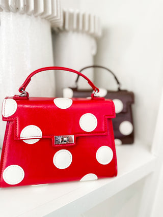 Maisel Polka Dot Handle Bag