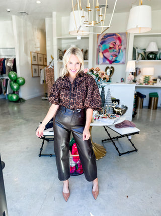 Living in Leopard Top