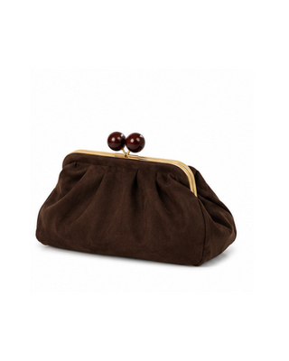 Aura Suede Clutch