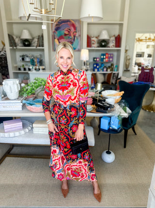 Fall on Fifth Maxi Dress